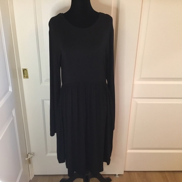 NWT Women’s Boutique Black Long Sleeve Midi Dress Plus Size 2XL - Picture 3 of 7